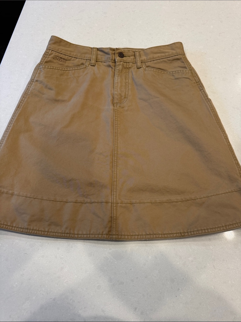 Mountain Khakis  village size 10 Women's A-Line Skirt in Brown